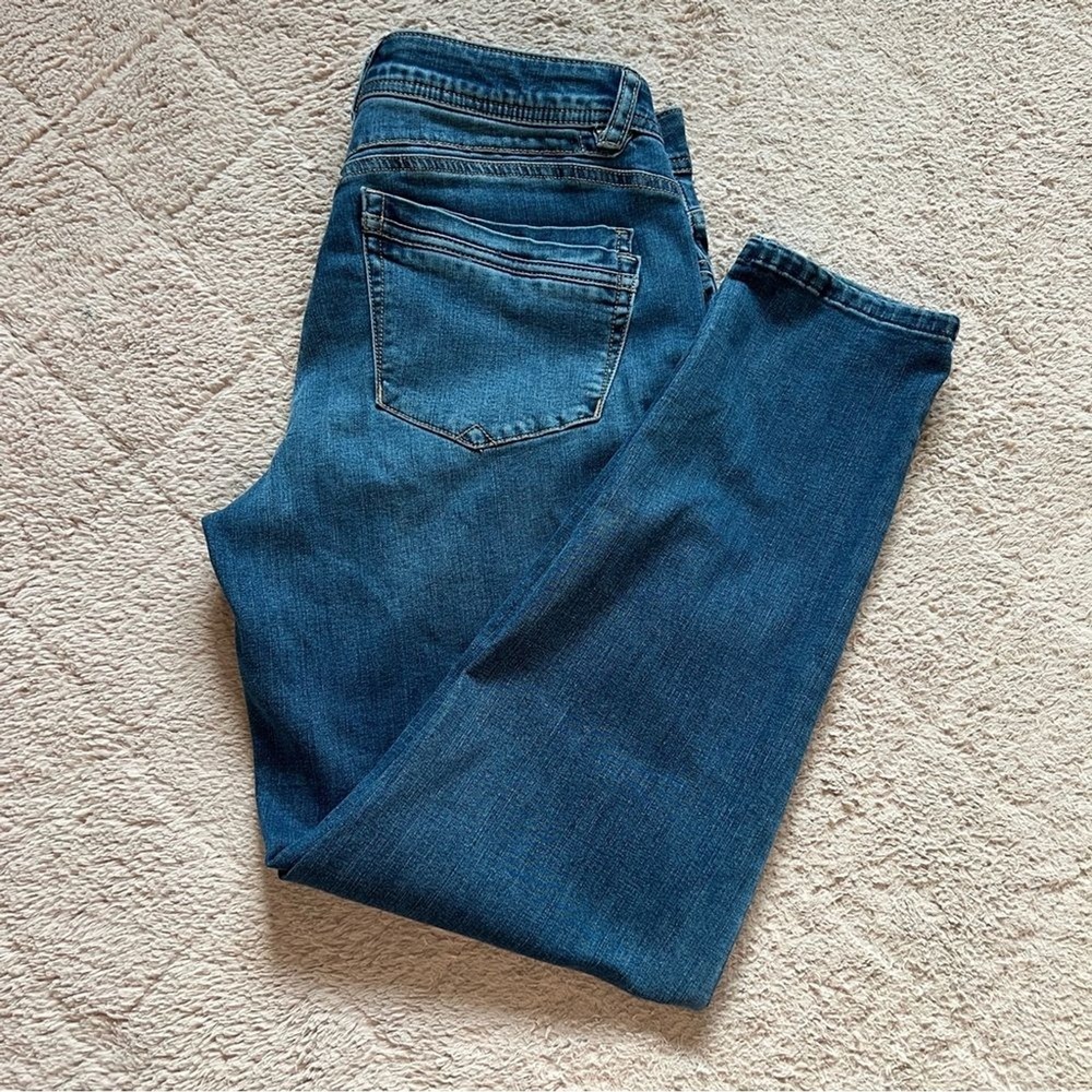 Democracy "Ab" Technology Skinny Leg Denim Jeans Preppy Tummy Control Size 10‎